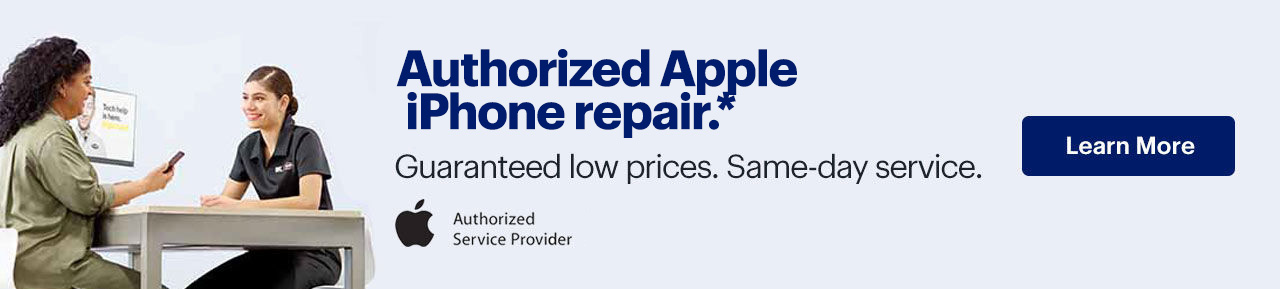 Authorized Apple iPhone repair.* Guaranteed low prices. Same-day service. Learn about cell phone repair. Apple Authorized Service Provider.