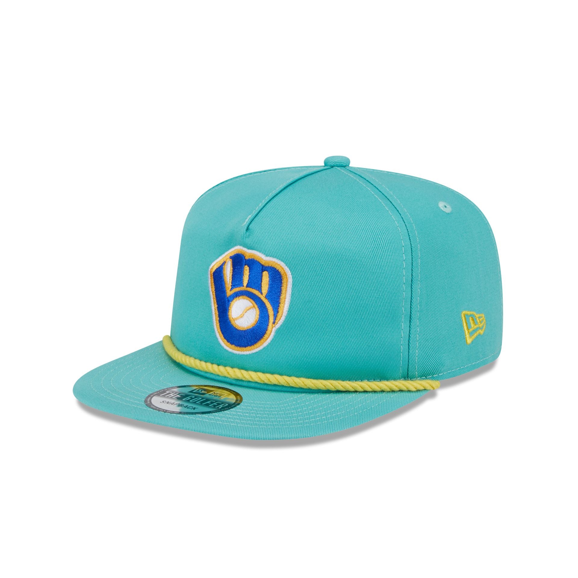 Image of Milwaukee Brewers Clear Mint Golfer Hat