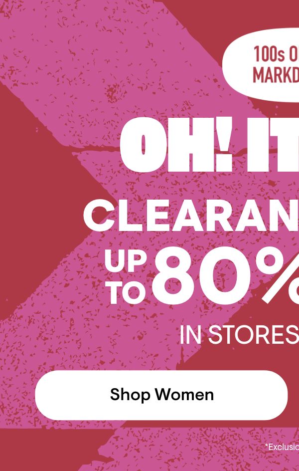 Up to 80% Off Clearance Shop Women