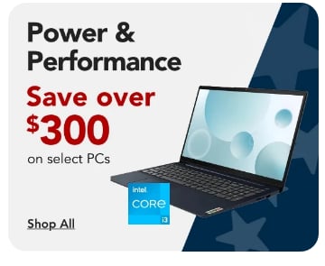 Save over $300 on select PCs