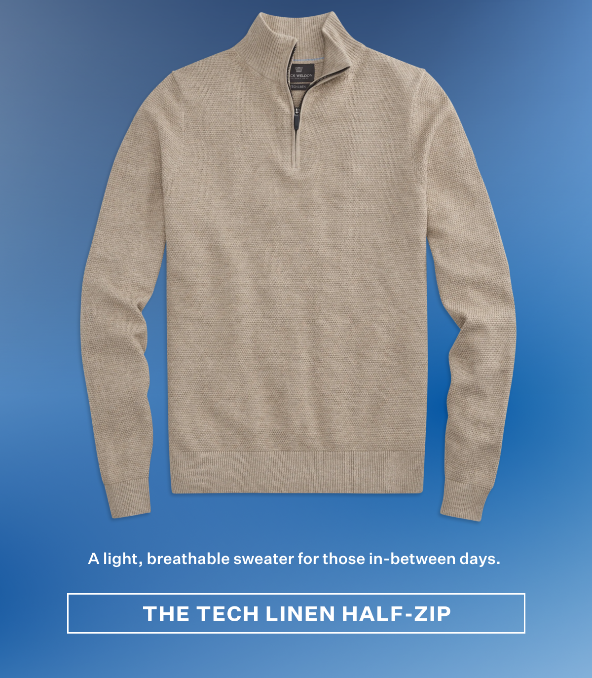 Tech Linen Half-Zip