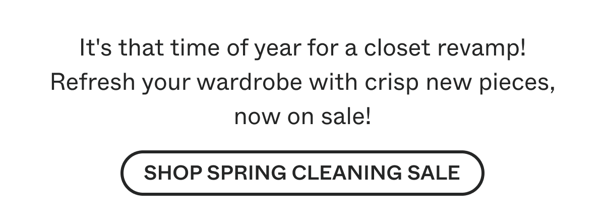 SHOP SPRING CLEANING SALE