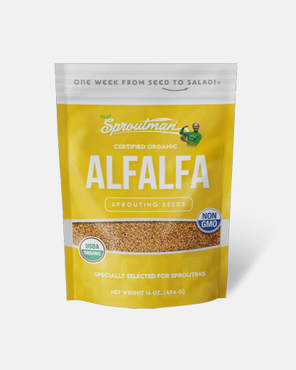 Sproutman® Organic Alfalfa Sprouting Seeds (16 oz)