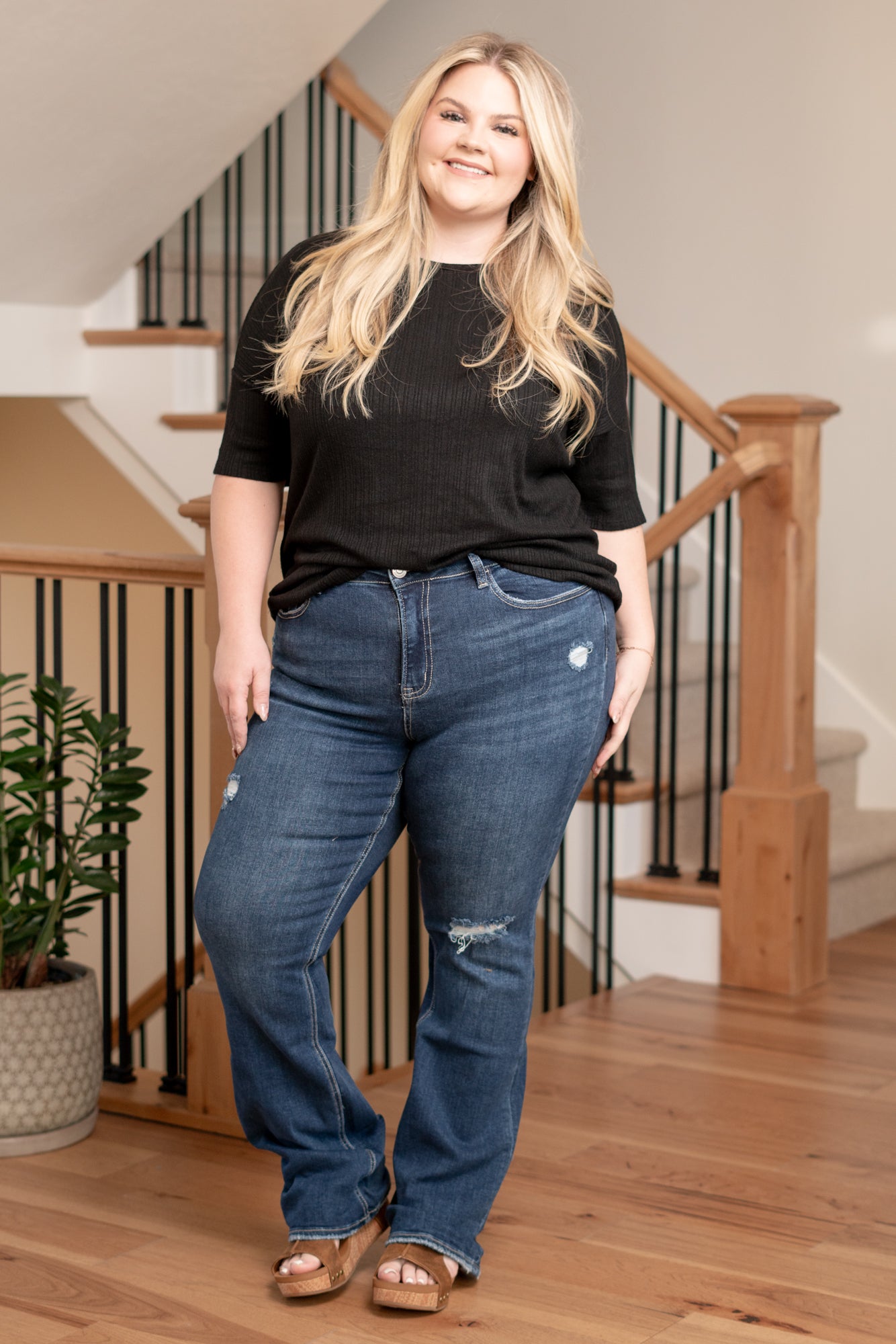 Plus Size Advantages High Rise Flare