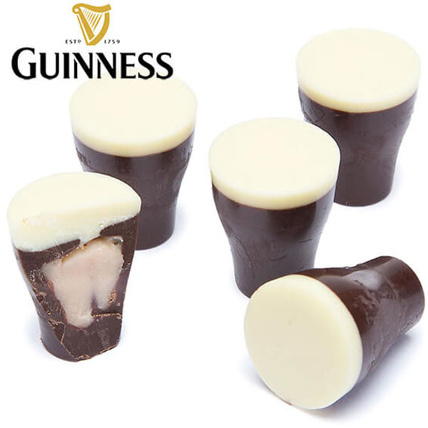 127981 - Guinness Beer Dark and White Chocolate Mini Pints: 7-Piece Pack