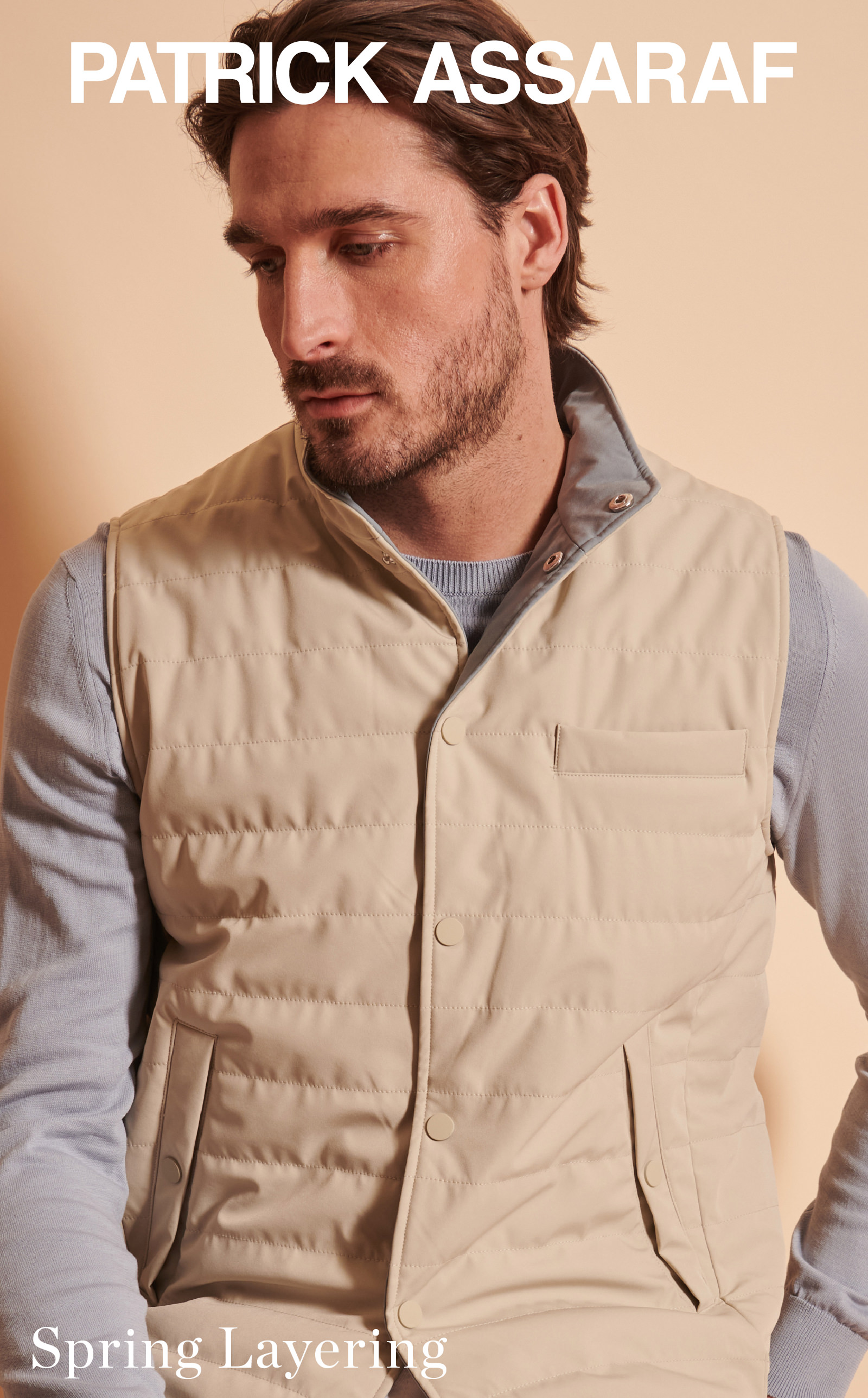 ITALIAN NYLON QUILTED VEST