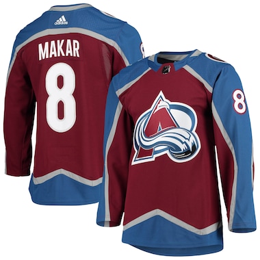  adidas Cale Makar Burgundy  Home Primegreen Authentic Player Jersey