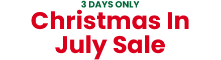 3 Days Only Christmas In July Sale