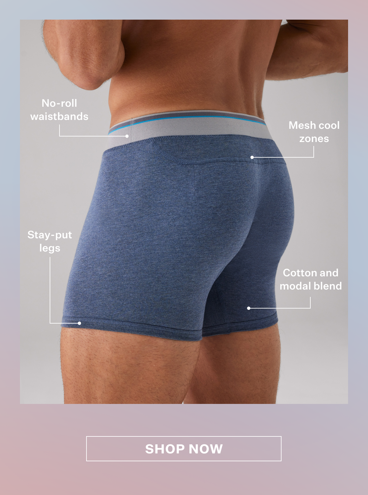 18-Hour Jersey Boxer Brief