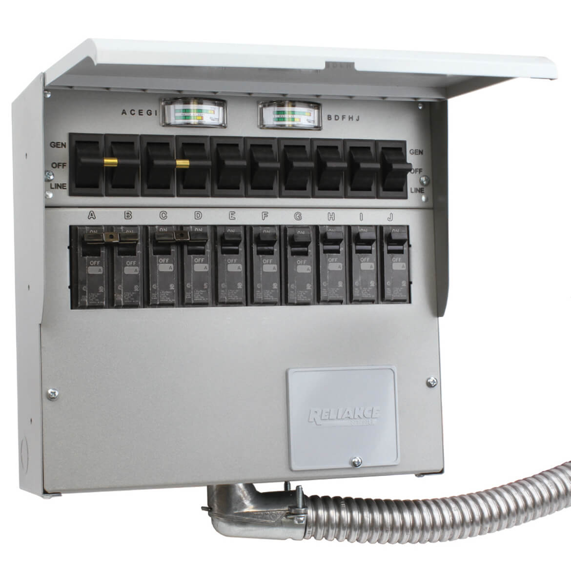 Image of Reliance 310C 120/240-Volt 30-Amp 10-Circuit Pro/Tran 2 Transfer Switches