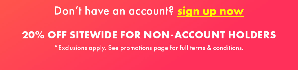 Don't have an account? Sign up now