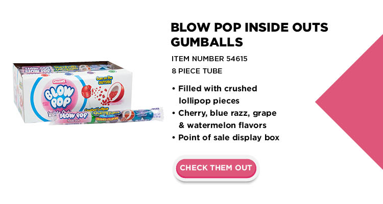 Blow Pop Inside Outs Gumballs