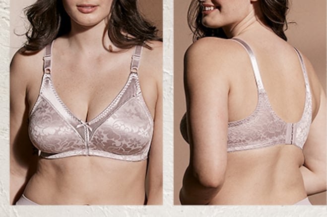 Double Support Lace Wireless Bra