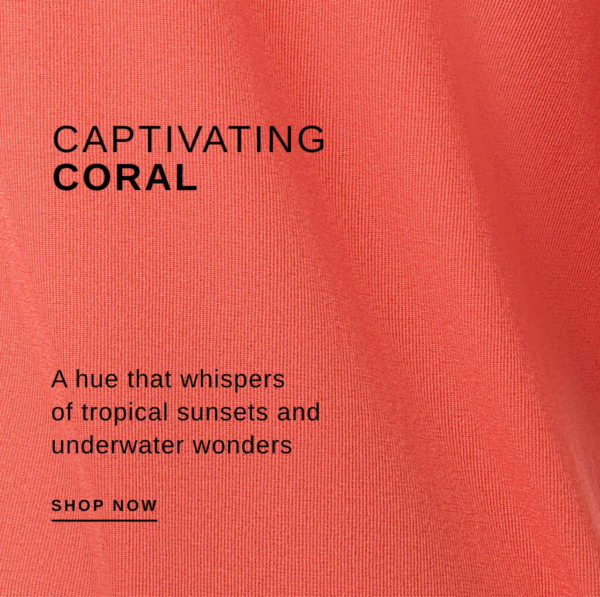 CAPTIVATING CORAL | SHOP NOW