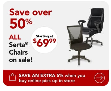 All Serta chairs on sale Save over 50% off on select seating