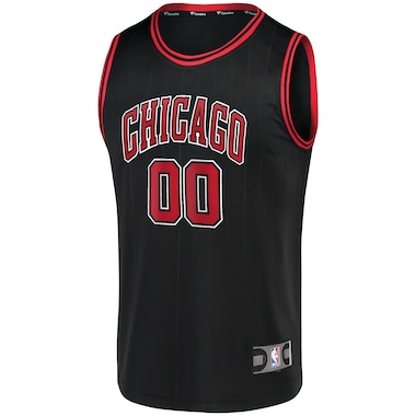  Fanatics Black  Fast Break Replica Custom Jersey - Statement Edition