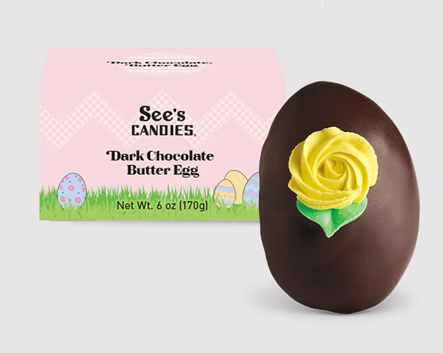 Dark Chocolate Butter Egg