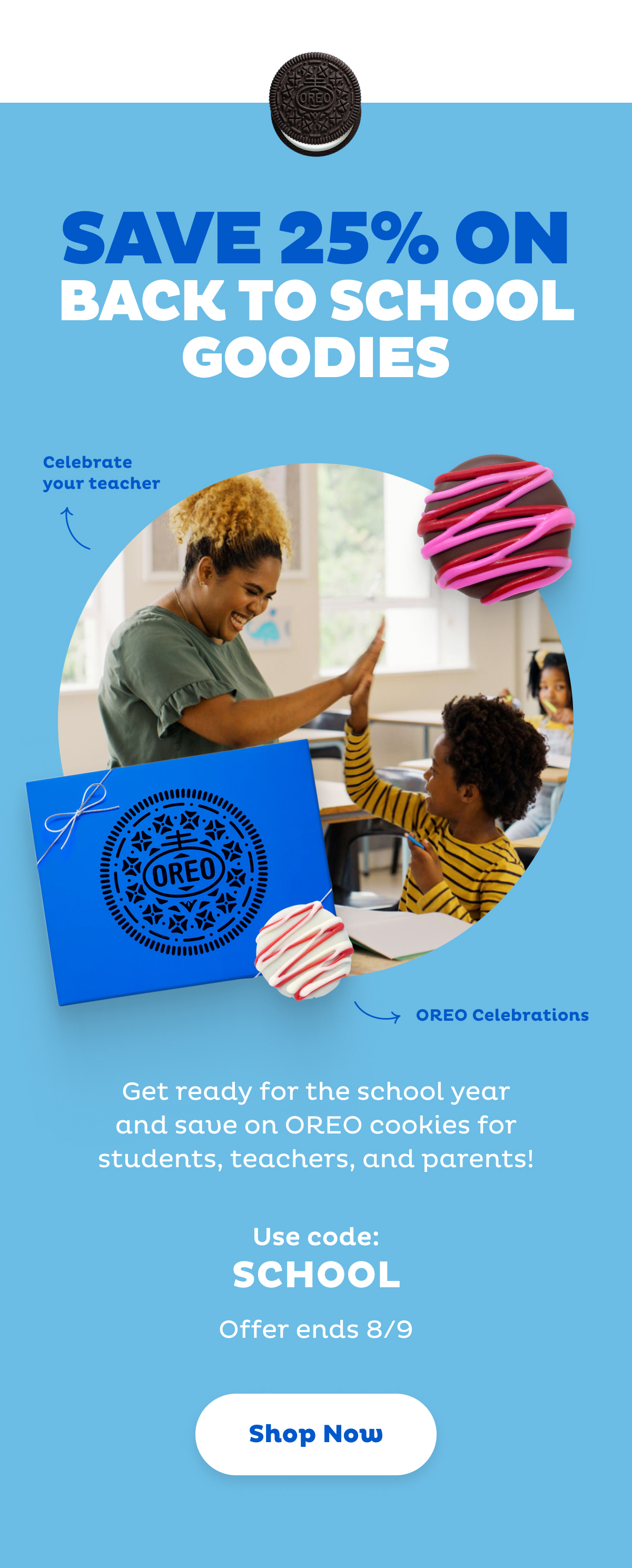 Save 25% on Back to School