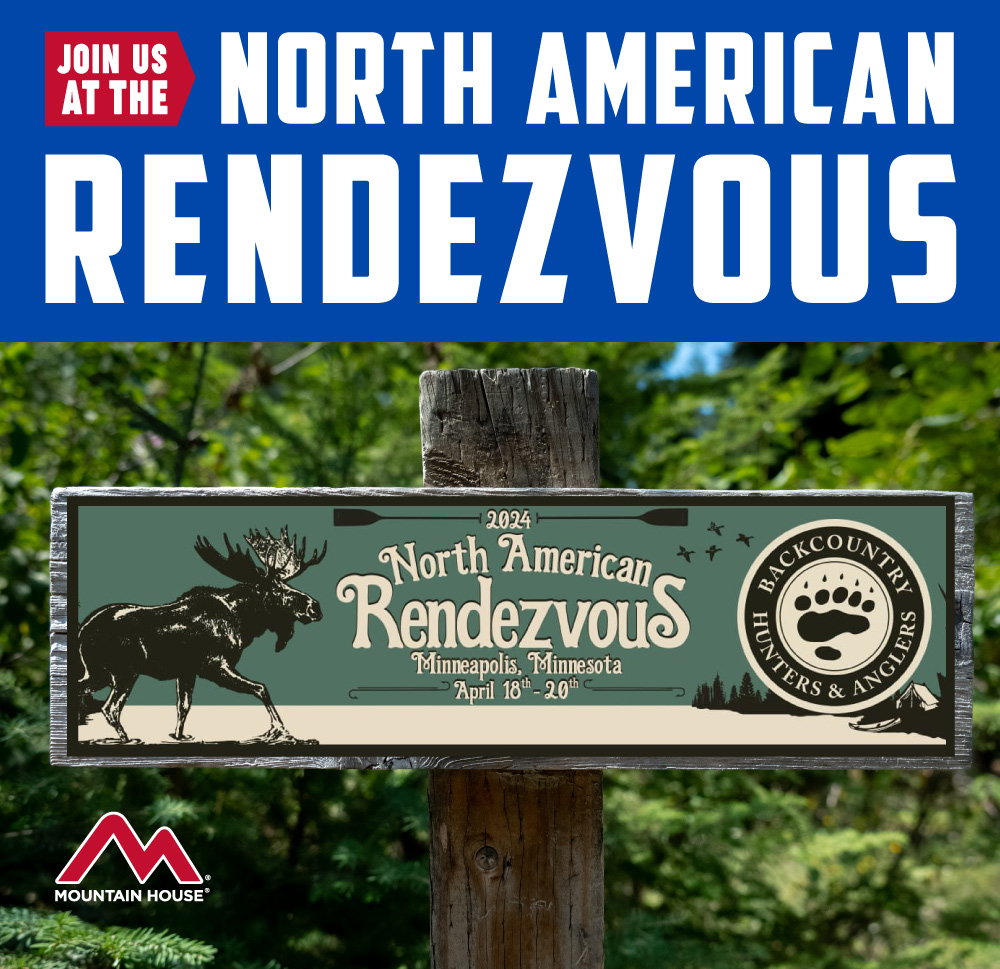 Join Us At The North American Rendezvous Graphic A sign advertising the North American Rendezvous