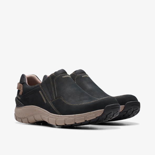 Wave Plateau Black Nubuck