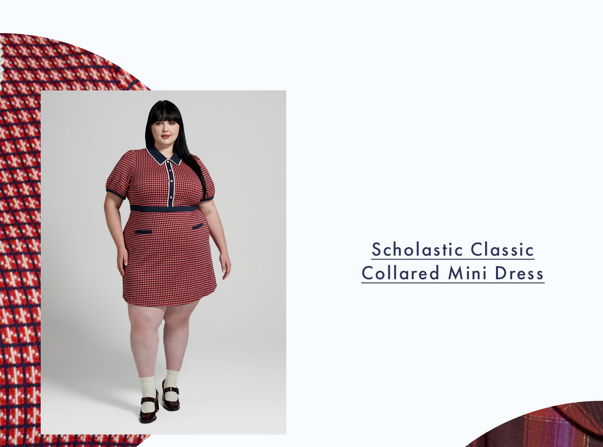 Scholastic Classic Collared Mini Dress