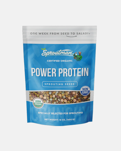 Sproutman® Organic Power Protein Sprouting Seeds (16 oz)