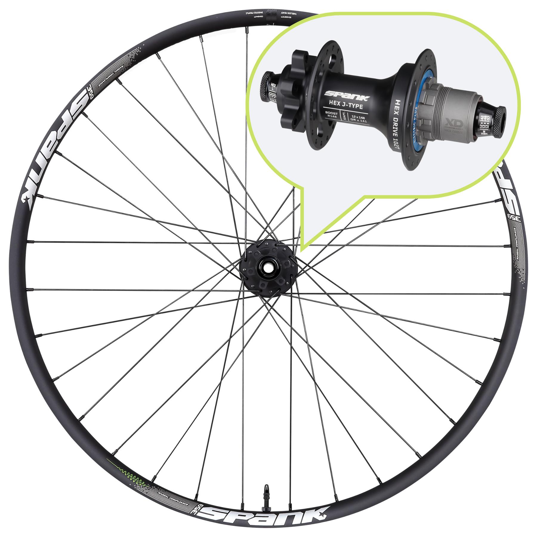 Image of Spank 359 Vibrocore 29" Wheels