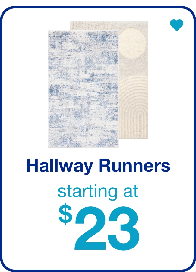 Hallway Runners Starting at $23 â€” Shop Now!