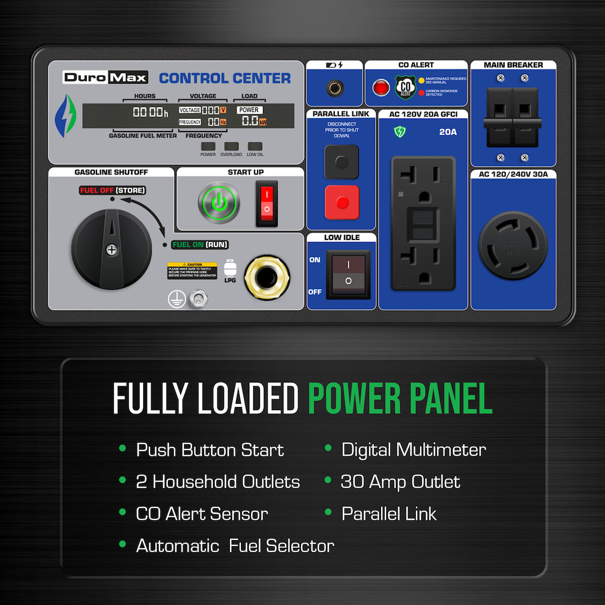 ALL NEW | 7,000 Watt Portable Dual Fuel Inverter Generator w/ CO Alert