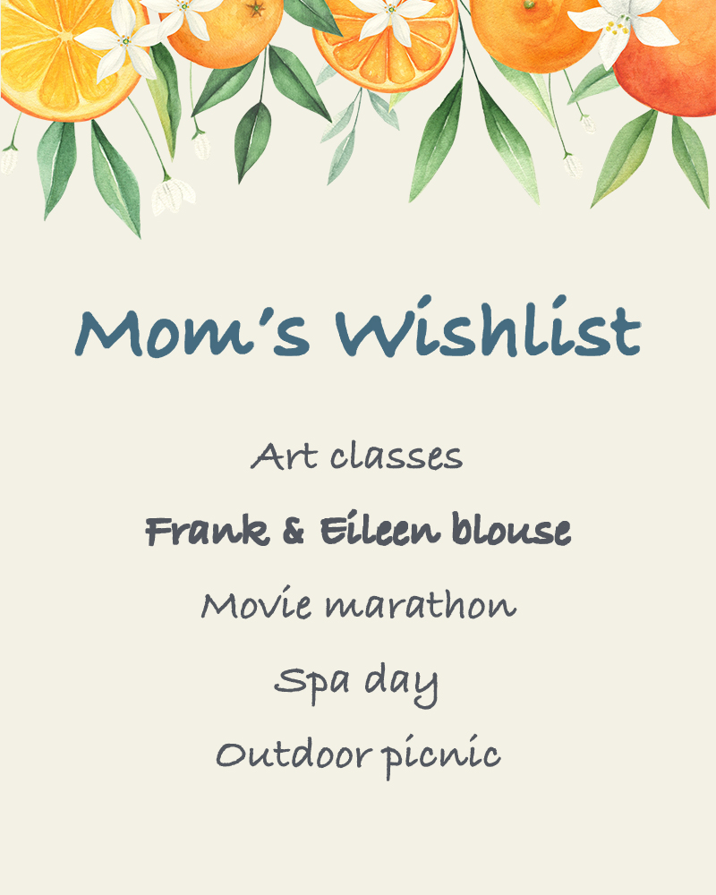 Mom's Wishlist: Frank & Eileen