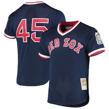  Mitchell & Ness Pedro Martinez Navy  1999 Cooperstown Collection Mesh Batting Practice Jersey