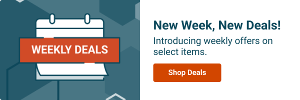 New Week, New Deals! Introducing weekly offers on select items.