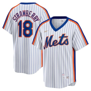  Nike Darryl Strawberry White  Home Cooperstown Collection Player Jersey