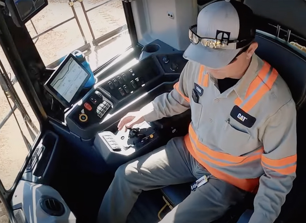 Machine Operator in Cab