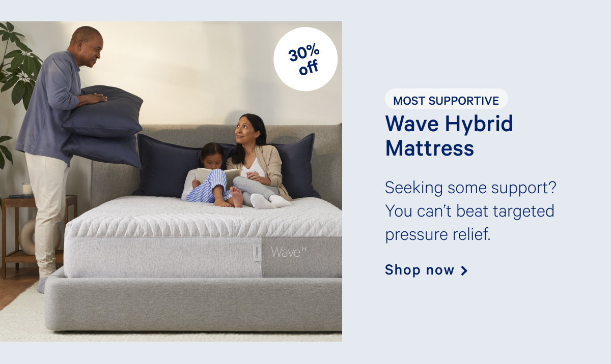 Wave Hybrid Mattress >> [Most Supportive] >> Seeking some support? You canâ€™t beat targeted pressure relief. >> Shop now >>