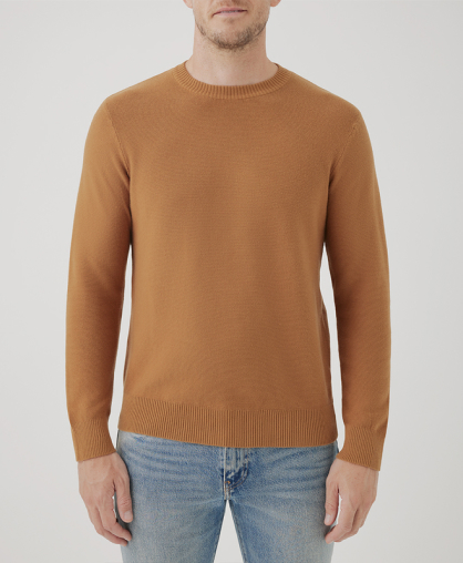 Clearance Classic Fine Knit Crew Neck Sweater