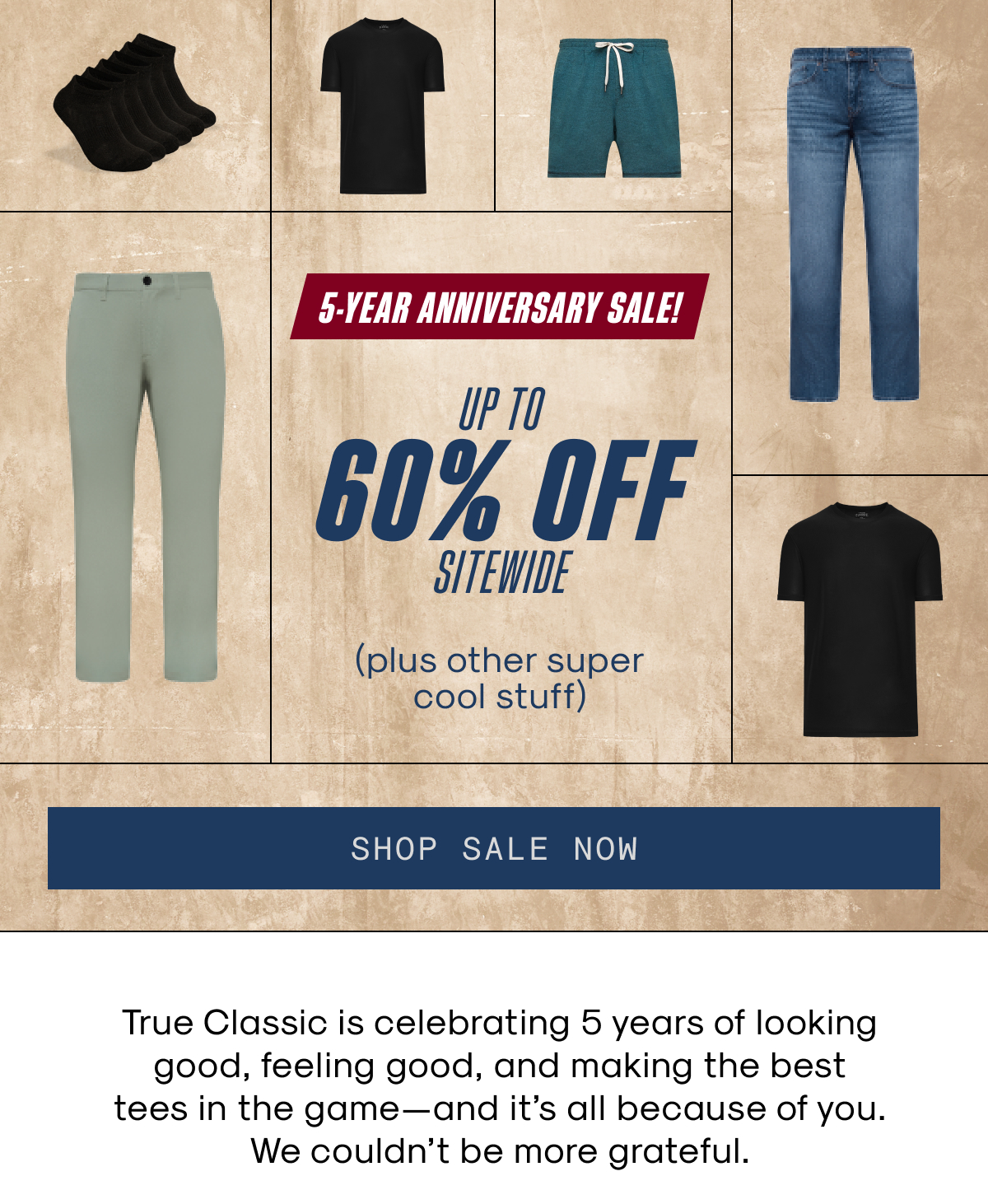 5-Year Anniversary Sale