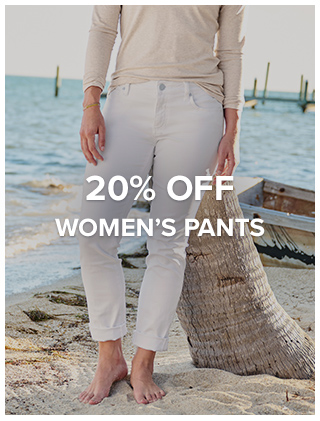 20% Off Women's Pants