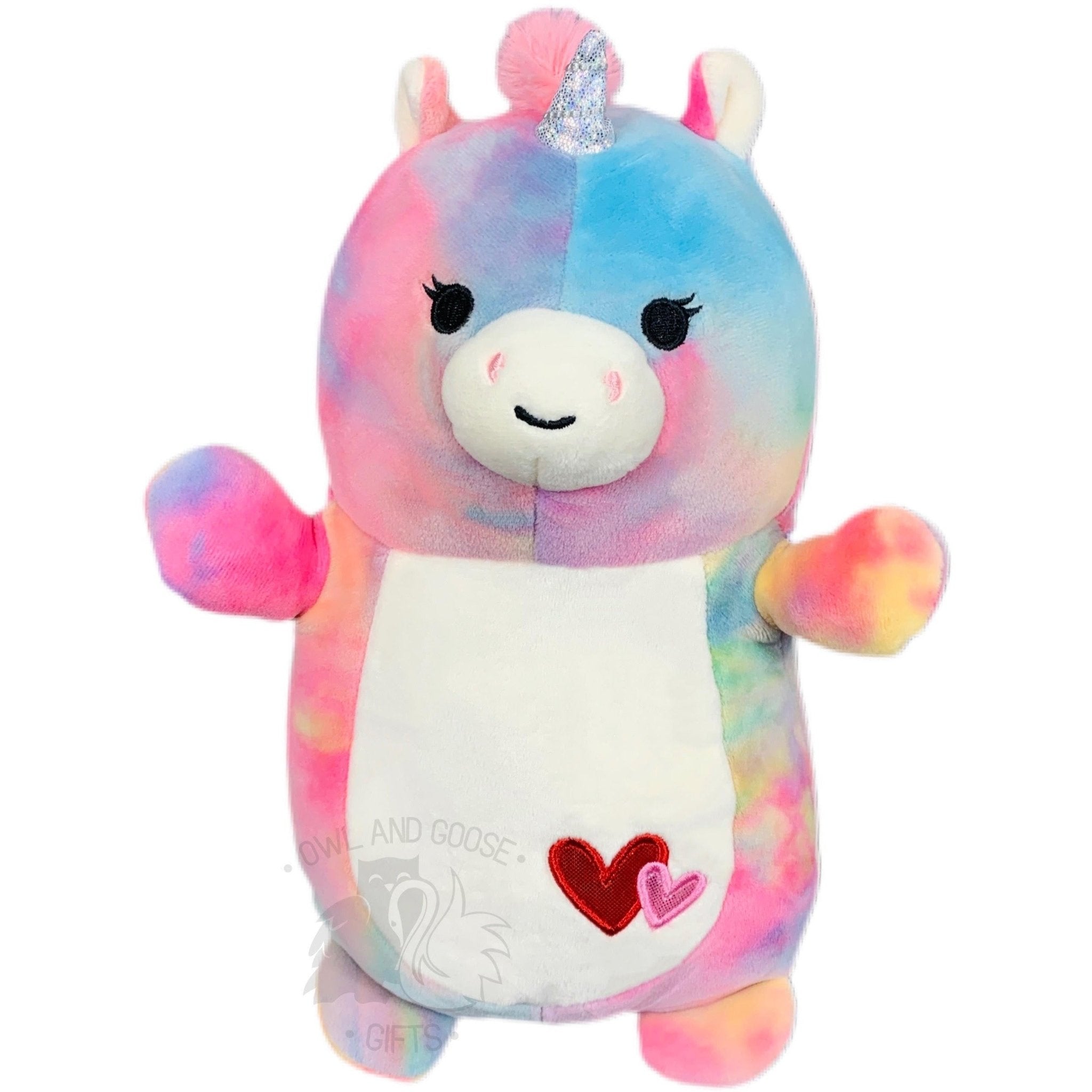 Squishmallow 10 Inch Esmeralda the Unicorn Valentine Hug Mees Plush Toy