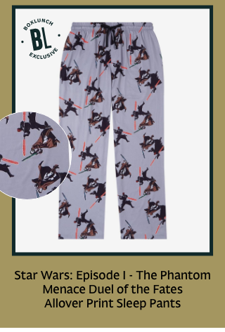 Star Wars Episode I The Phantom Menace Duel of the Fates Allover Print Sleep Pants