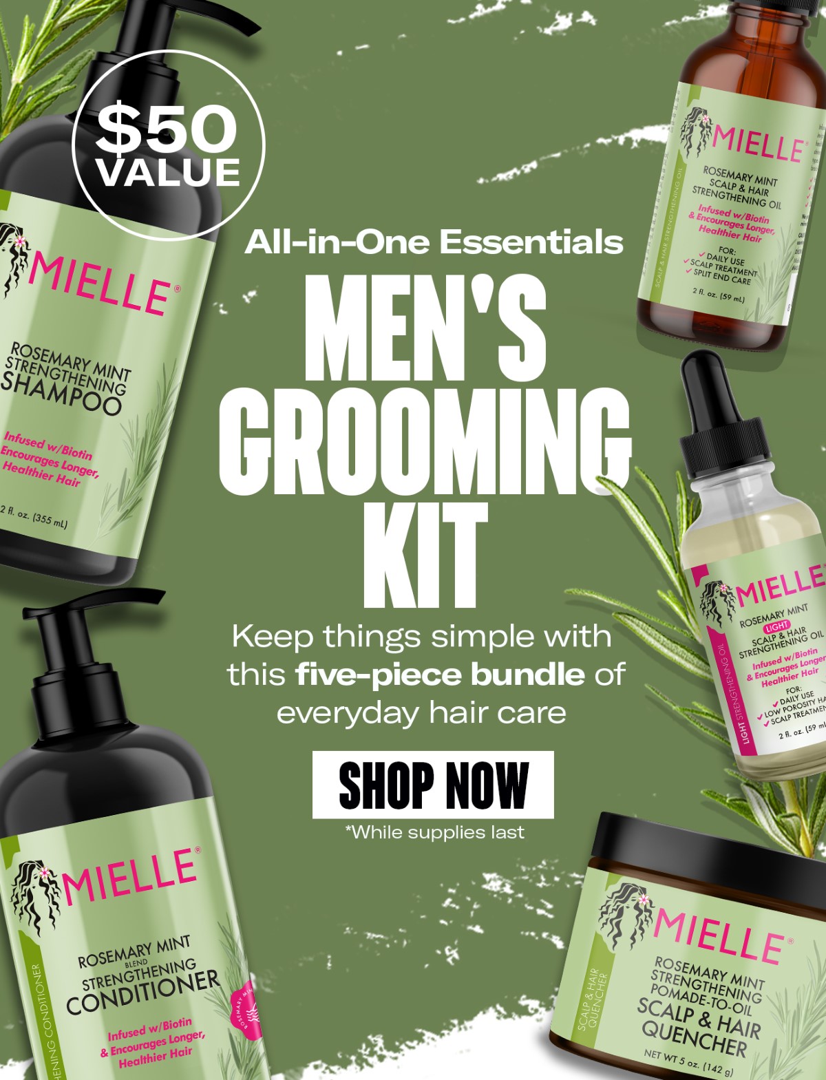 Men's Grooming Kit $50 Value