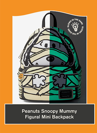 Peanuts Snoopy Mummy Figural Mini Backpack