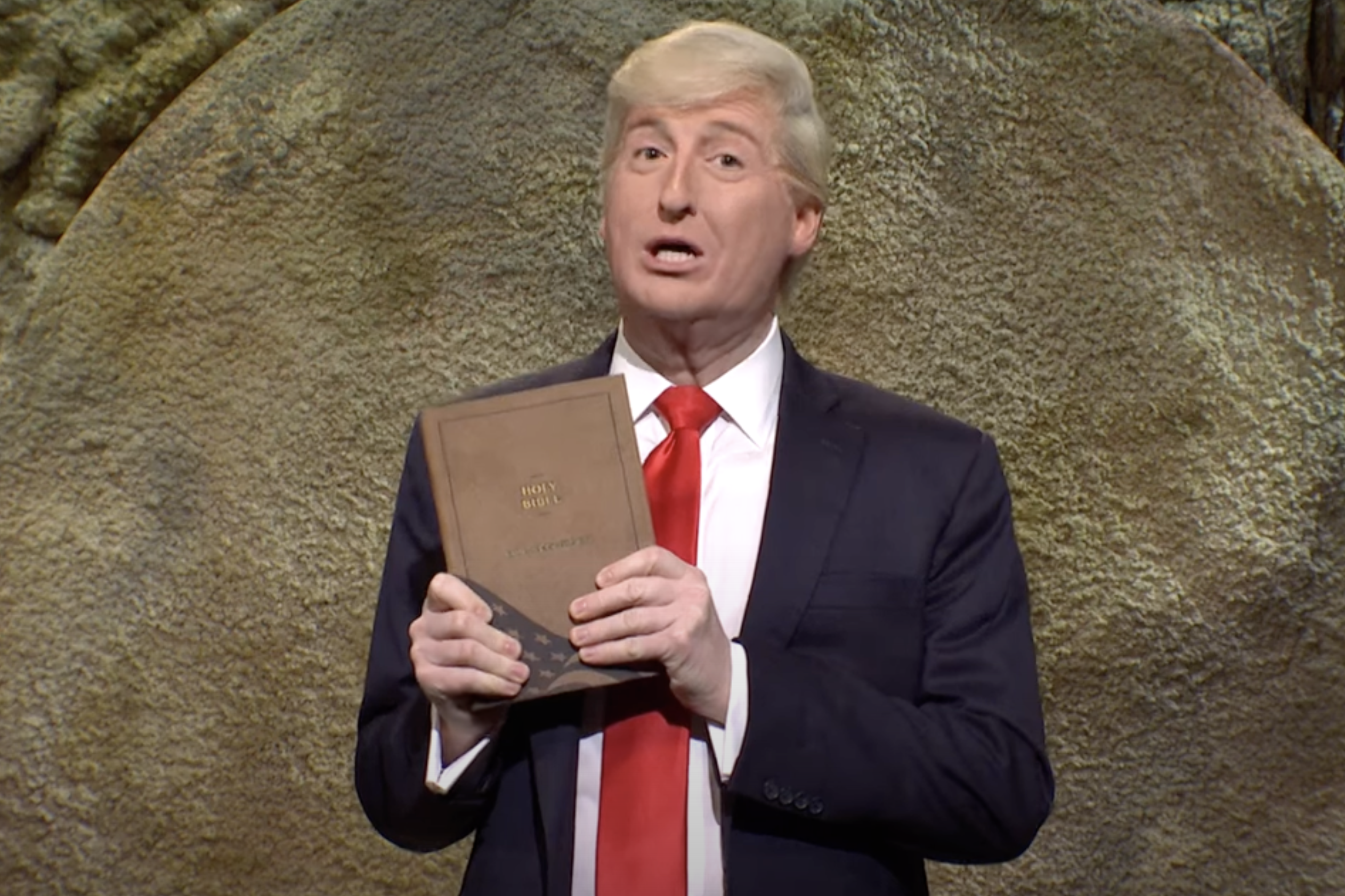 Photo: Trump's Bibles Relentlessly Mocked by 'SNL'