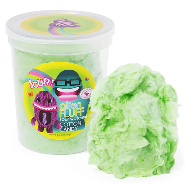 140672 - Chocolate Storybook Alien Fluff Cotton Candy - Sour Watermelon: 1-Ounce Tub