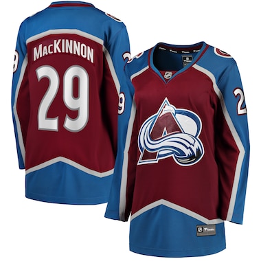  Fanatics Branded Nathan MacKinnon Maroon Home Breakaway Player Jersey