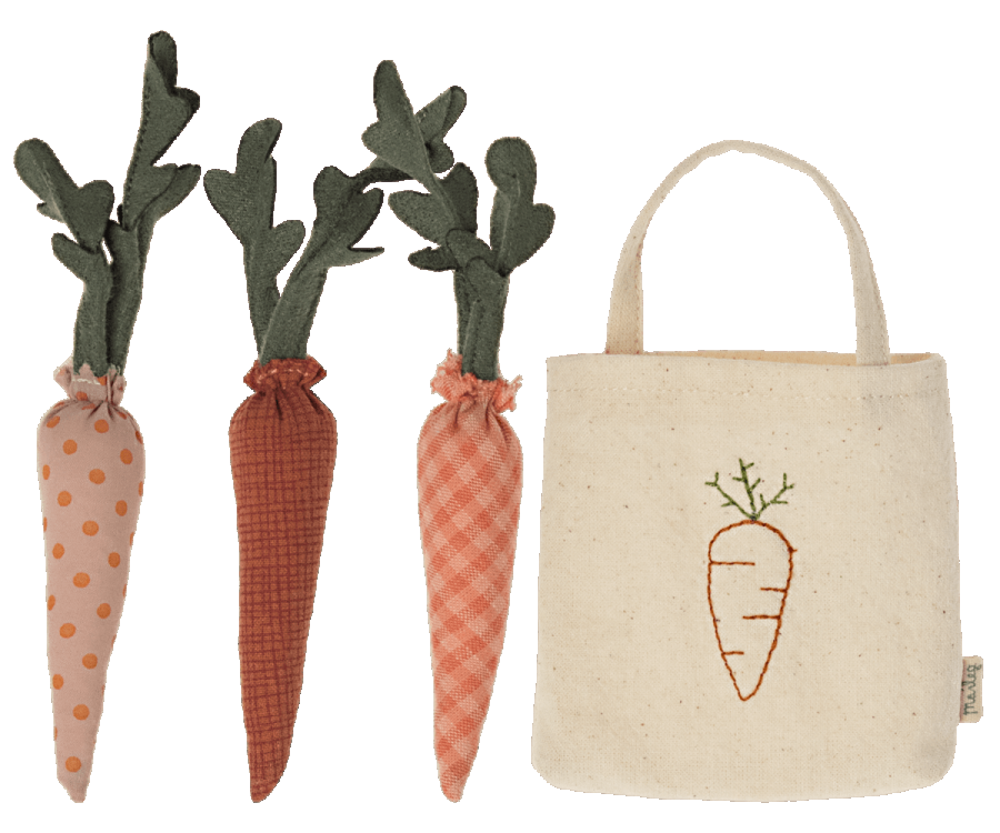 Image of Carrots in Shopping Bag