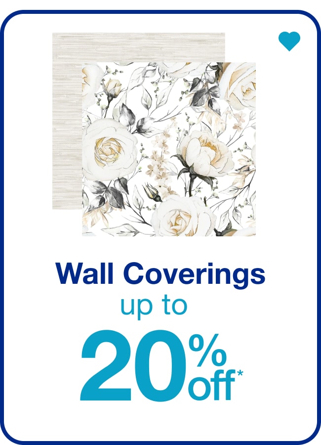 Wall Coverings â€” Shop Now!