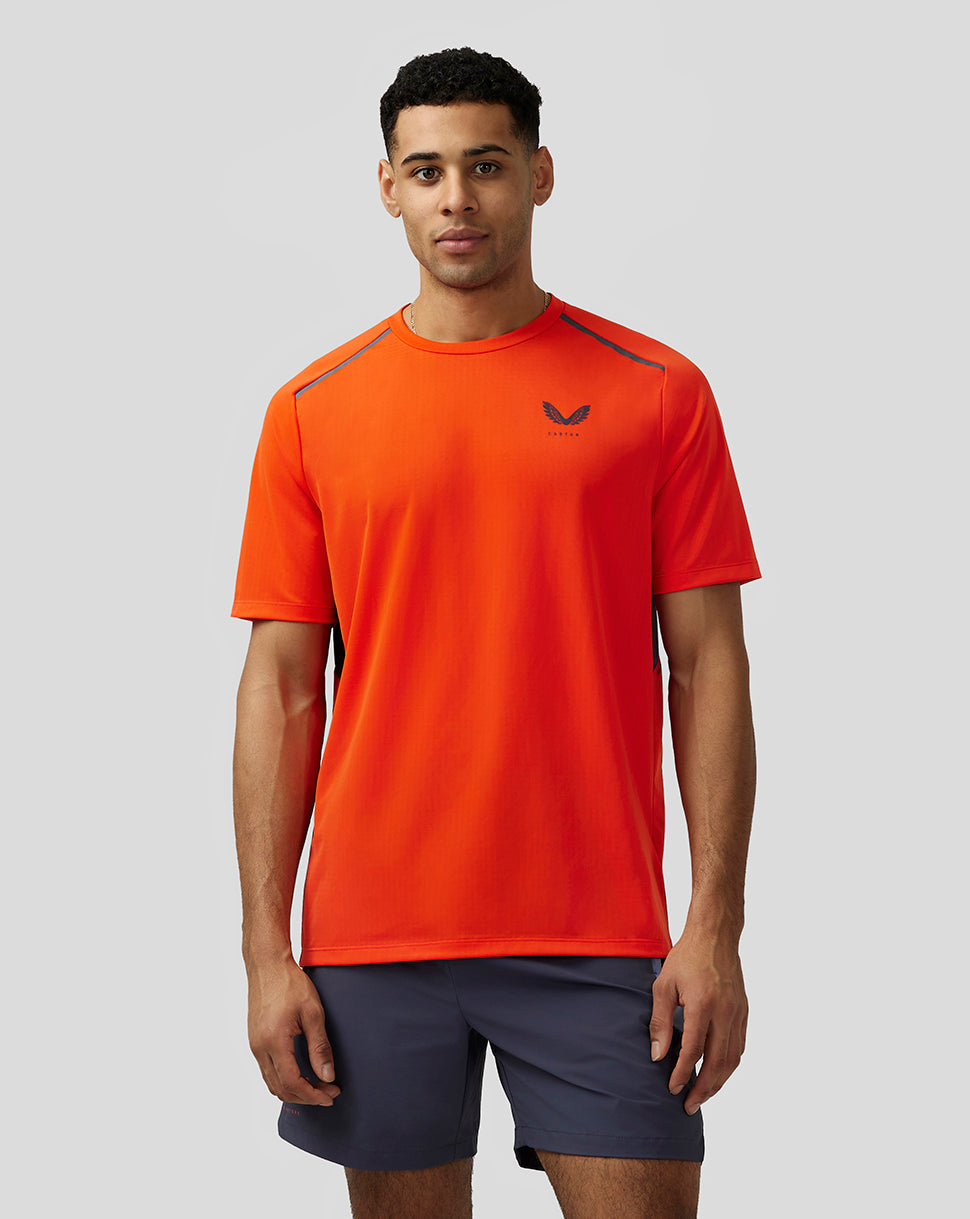 Image of Men’s Apex Aeromesh T-Shirt - Orange