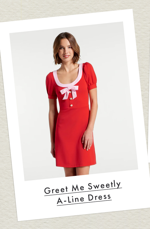 Greet Me Sweetly A-Line Dress