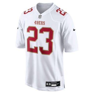  Nike Christian McCaffrey Tundra White  Fashion Game Jersey